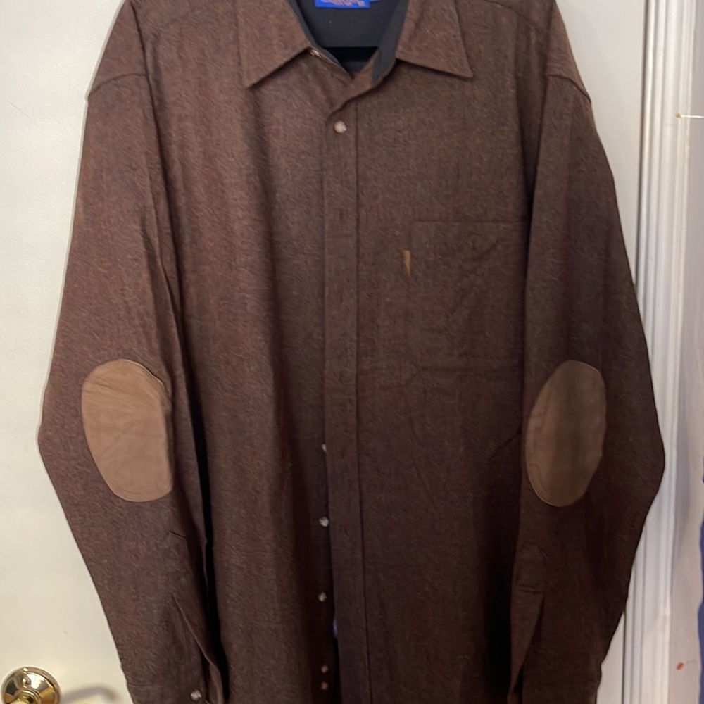 Men’s Pendleton Long Sleeve Wool Shirt XL Long